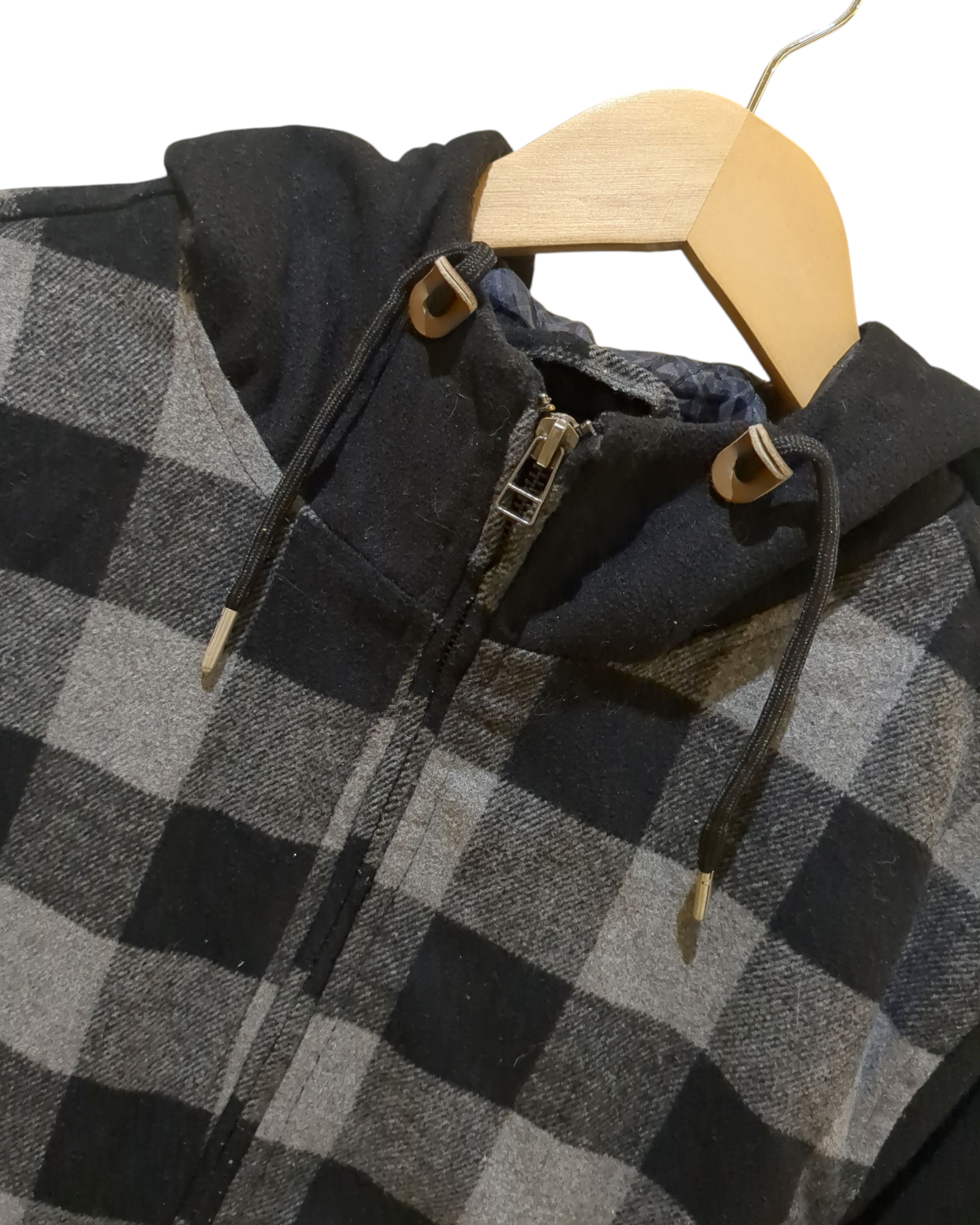 Dickies Hooded Zip Flannel Sweatshirt - (M)