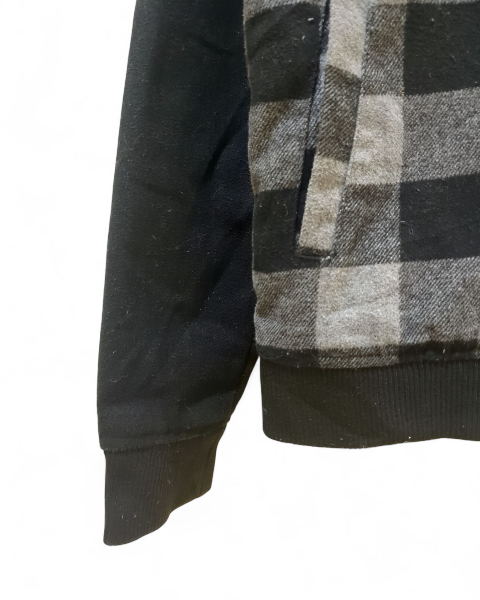 Dickies Hooded Zip Flannel Sweatshirt - (M)
