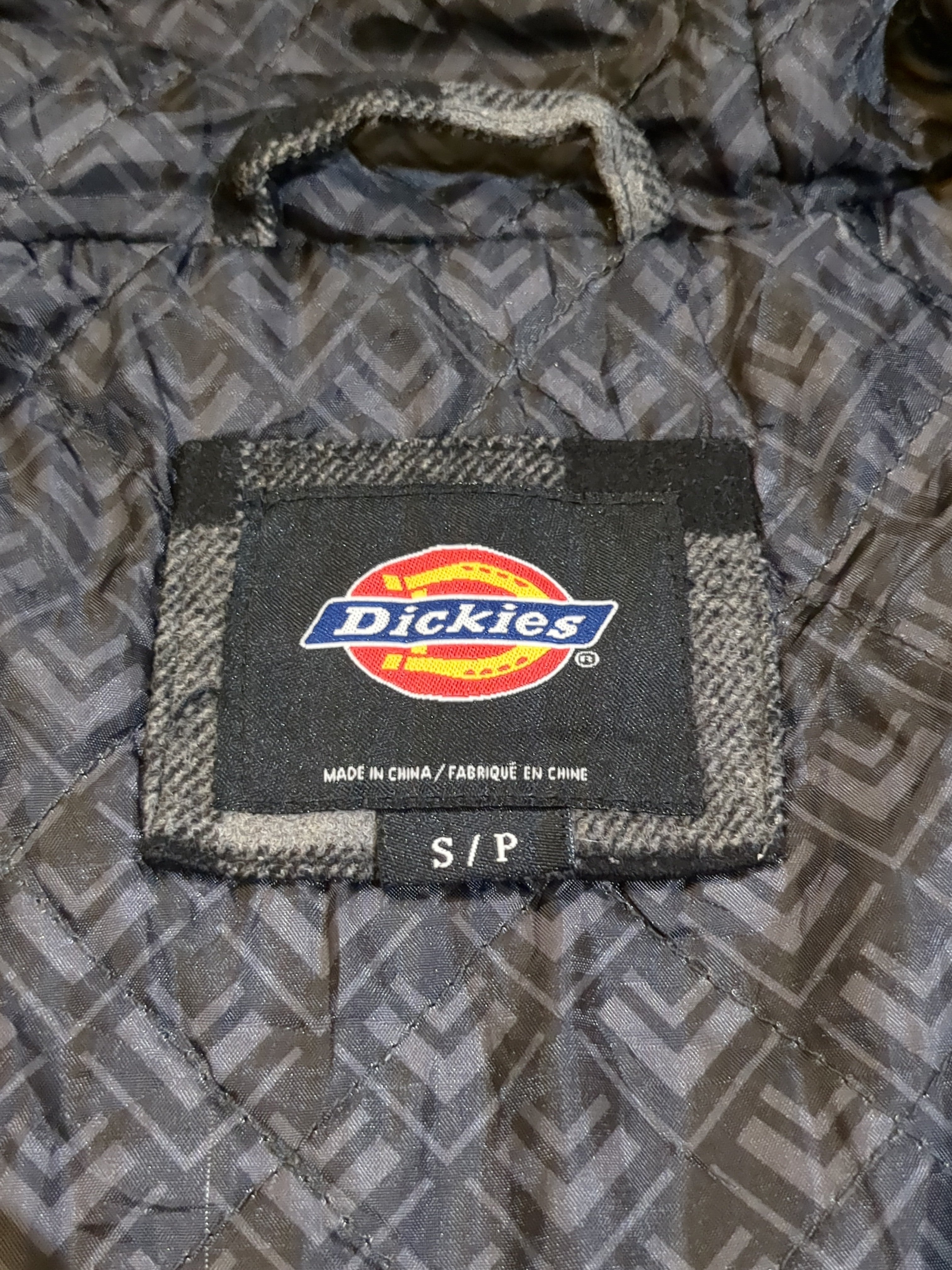Dickies Hooded Zip Flannel Sweatshirt - (M)