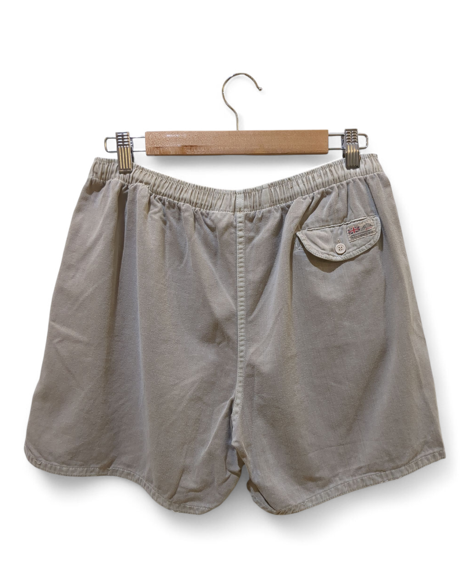 World Polo 90s Khaki Shorts - (W28 x L15)