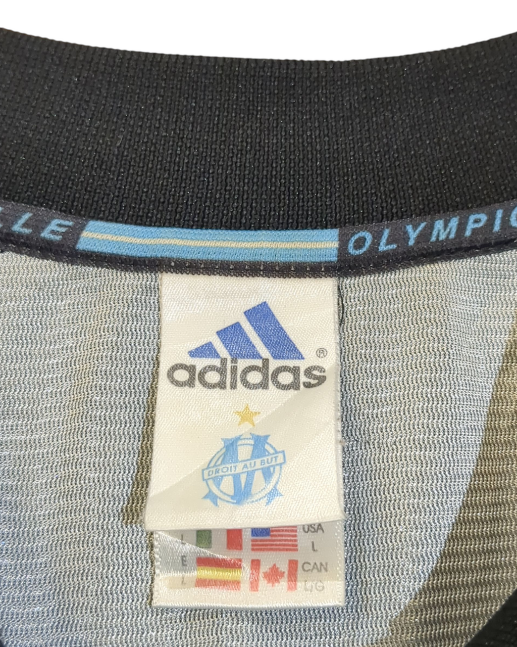 1999-00 Adidas Olympique Marseille Third Shirt #3 Perez - (L)