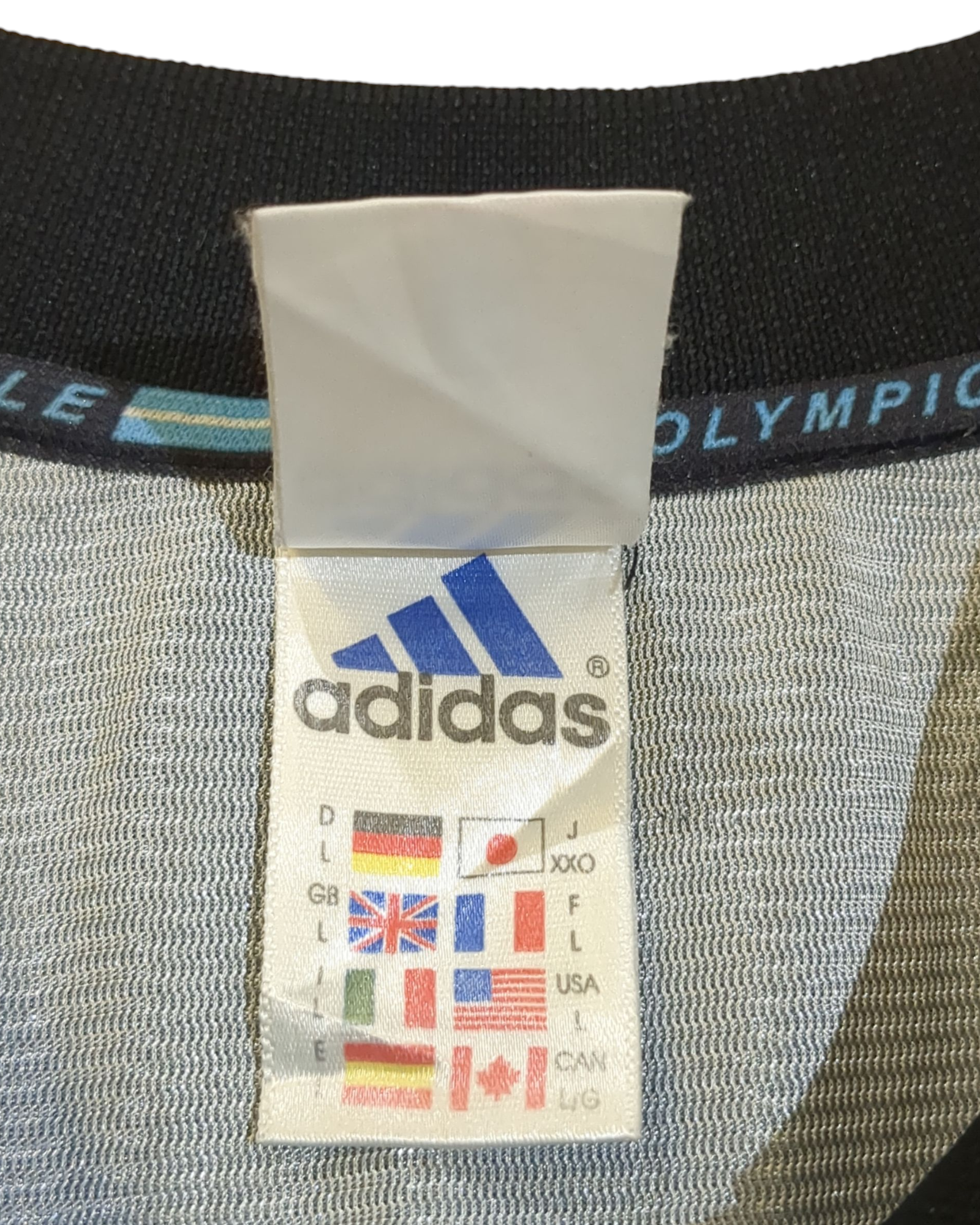 1999-00 Adidas Olympique Marseille Third Shirt #3 Perez - (L)