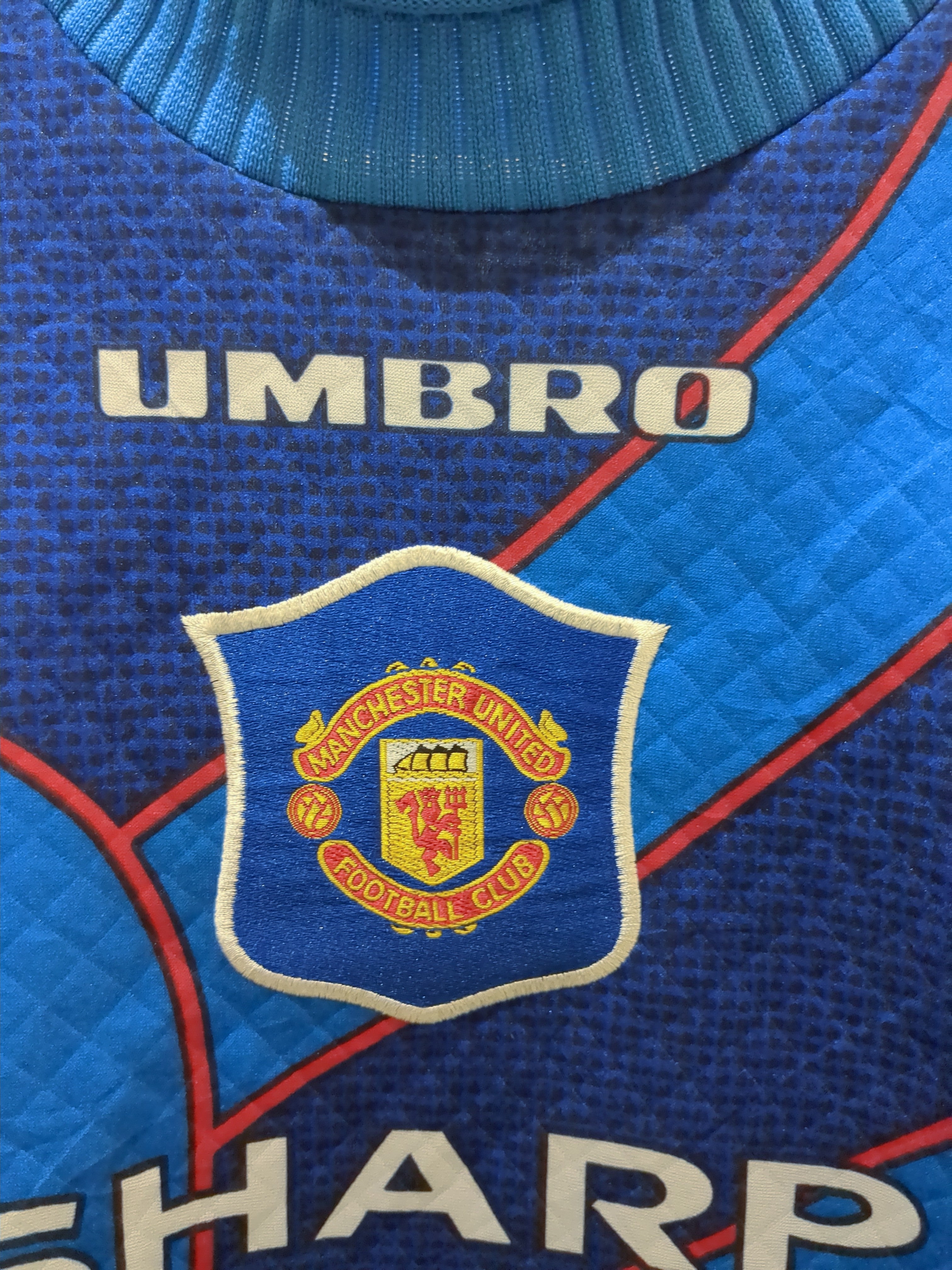 1995-97 Umbro Manchester United Goalkeeper L/S Shirt - (XL)