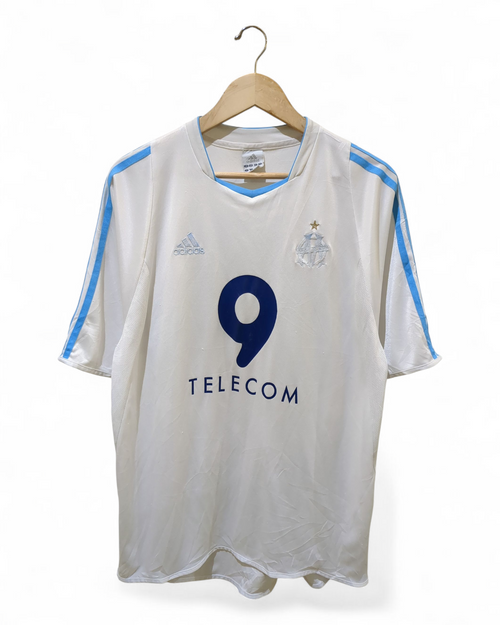 2003-04 Adidas Olympique Marseille Home Shirt - (L)