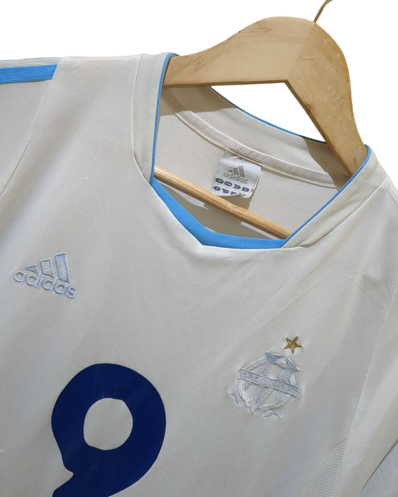 2003-04 Adidas Olympique Marseille Home Shirt - (L)
