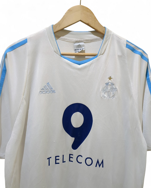 2003-04 Adidas Olympique Marseille Home Shirt - (L)