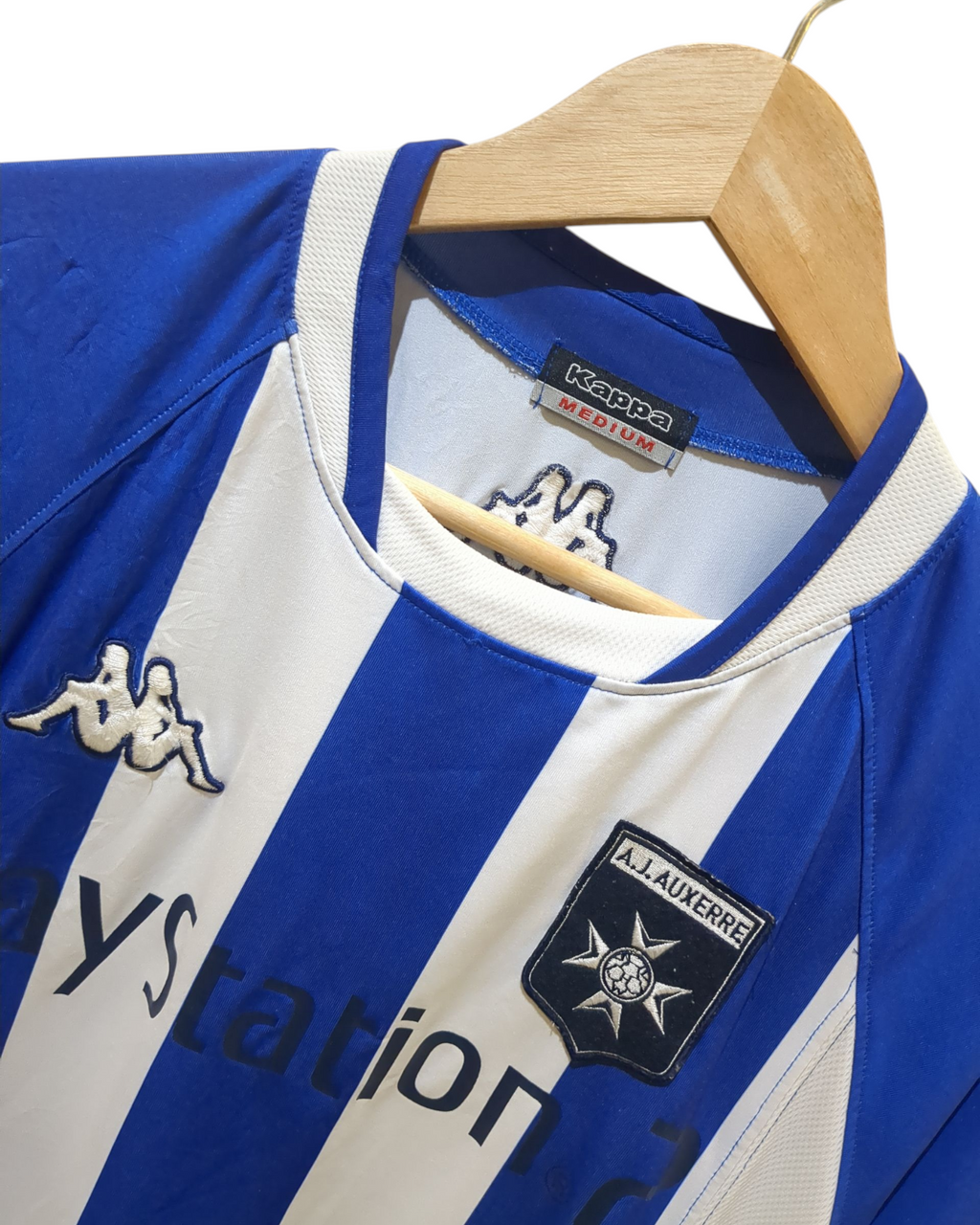 2000s AJ Auxerre Kappa Shirt #10 - (M)