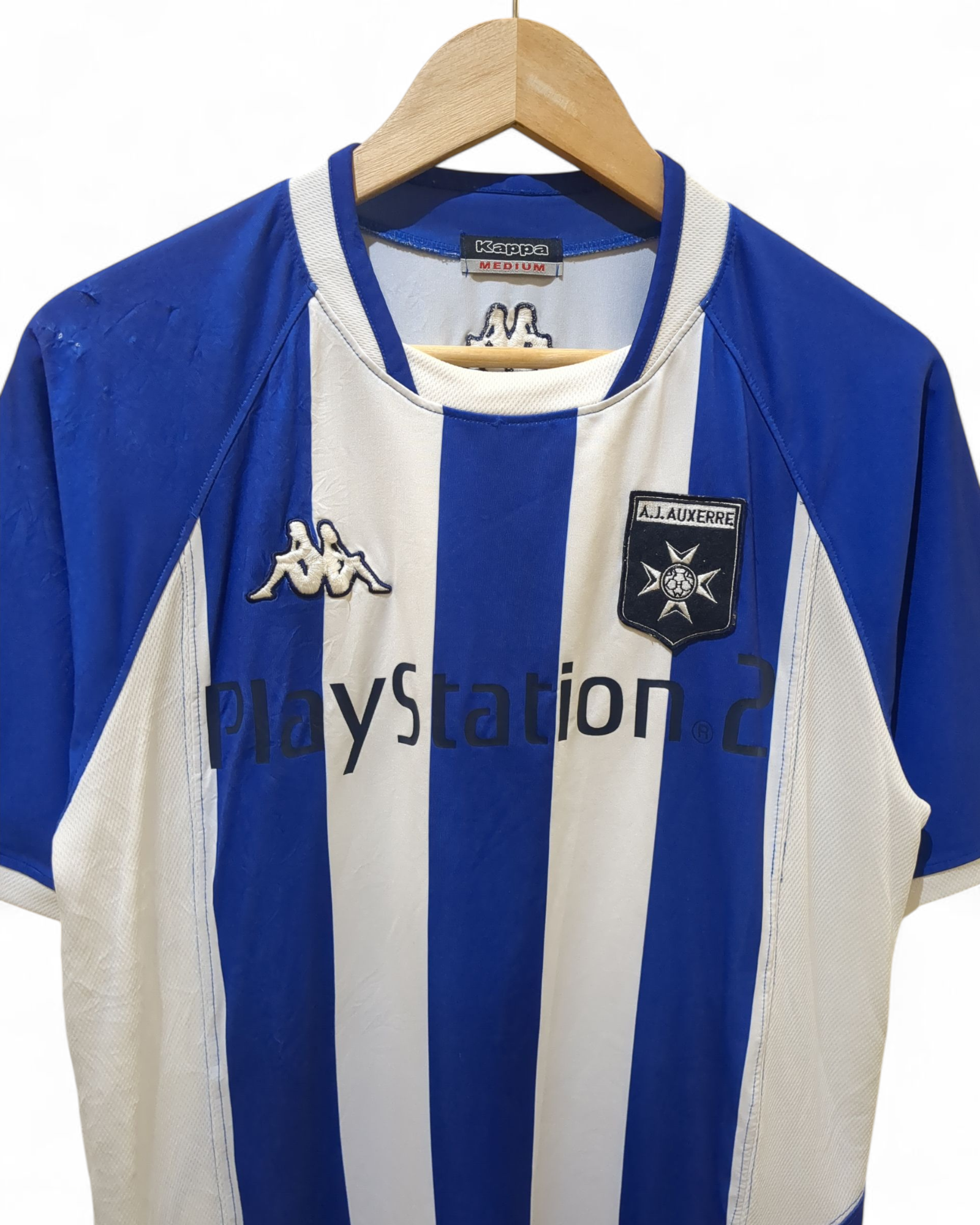 2000s AJ Auxerre Kappa Shirt #10 - (M)