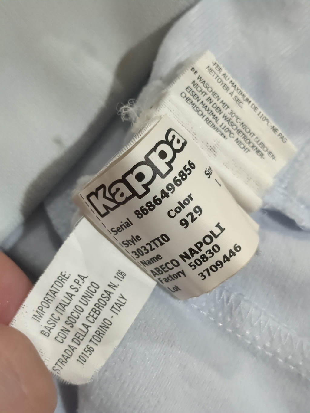 2018-19 Kappa Napoli Track Jacket - (L)