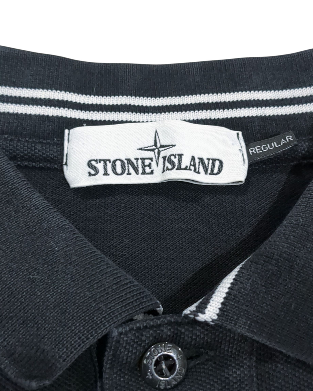 Stone Island Long Sleeve Polo Shirt - (XL)