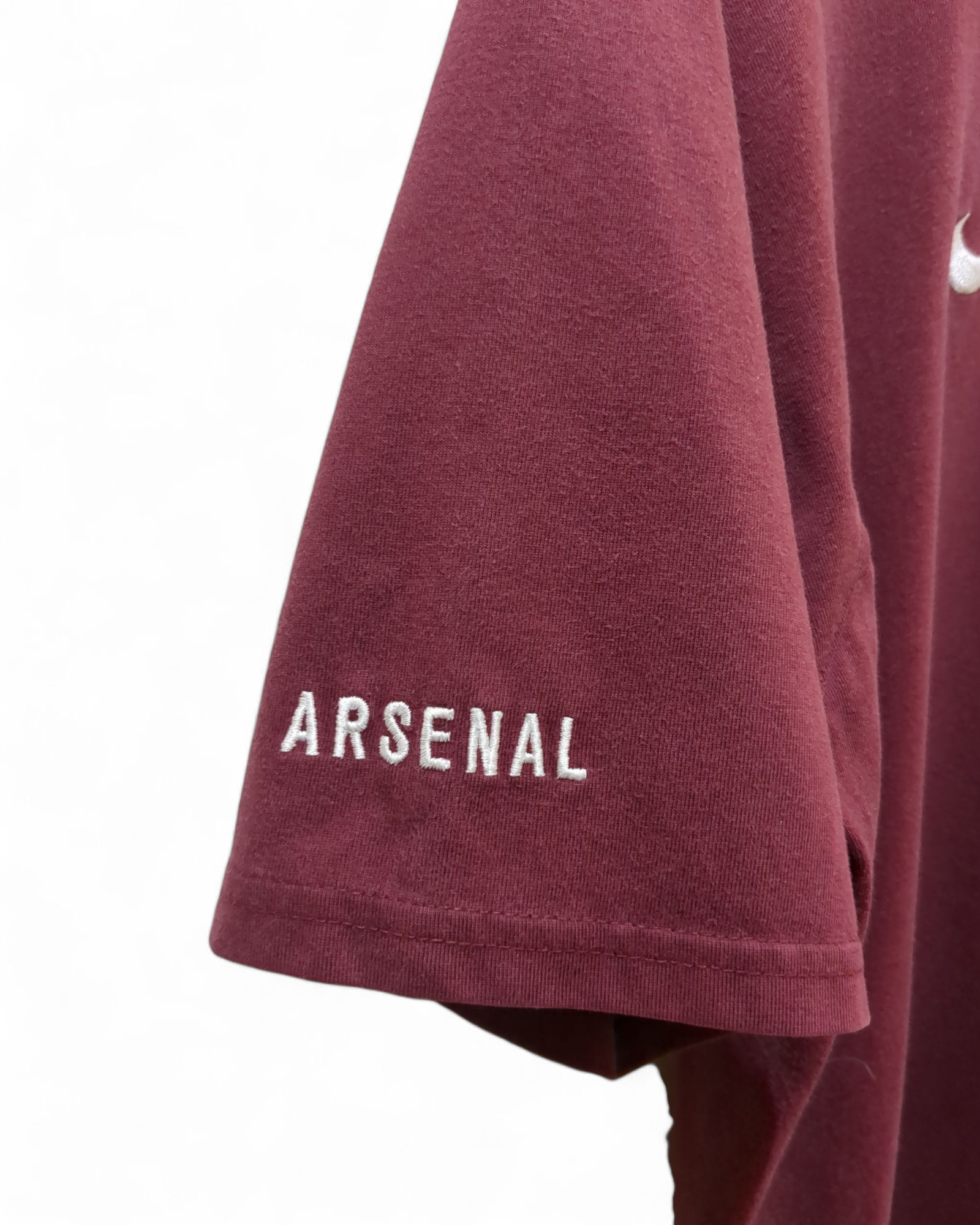 2005-06 Nike Arsenal 1/4 Zip Polo Shirt - (L)