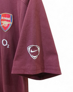 2005-06 Nike Arsenal 1/4 Zip Polo Shirt - (L)