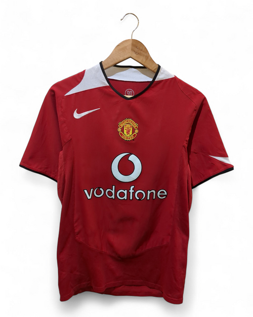 2004-06 Nike Manchester United Home Shirt - (S)