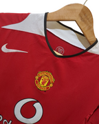 2004-06 Nike Manchester United Home Shirt - (S)