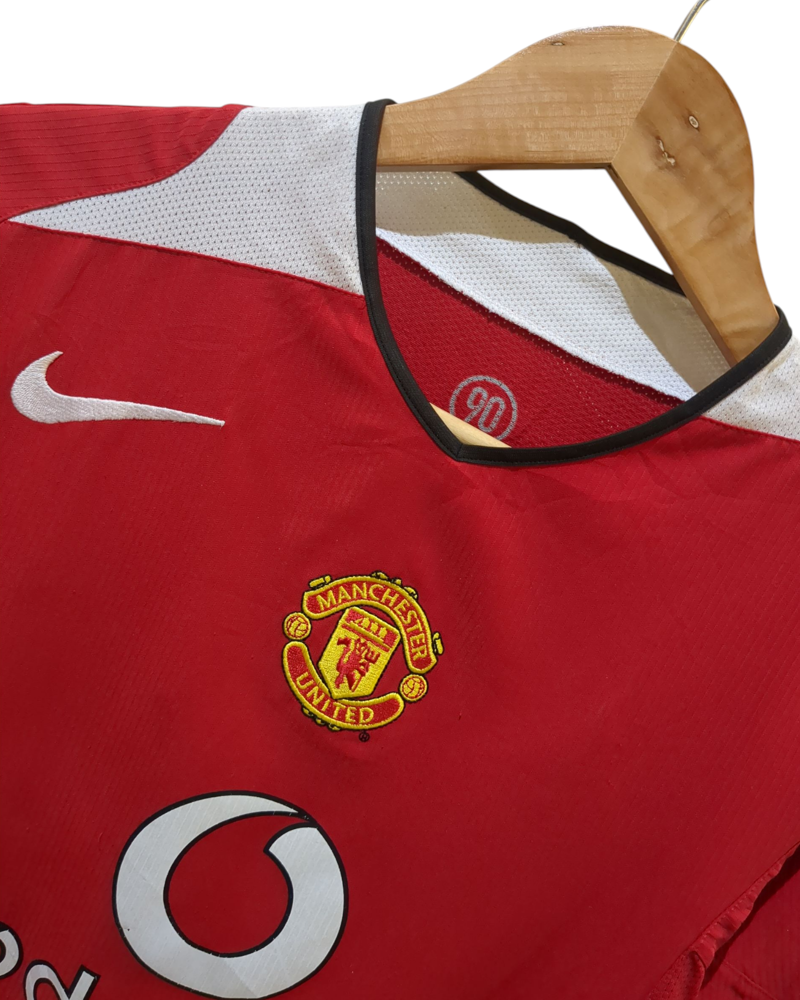 2004-06 Nike Manchester United Home Shirt - (S)