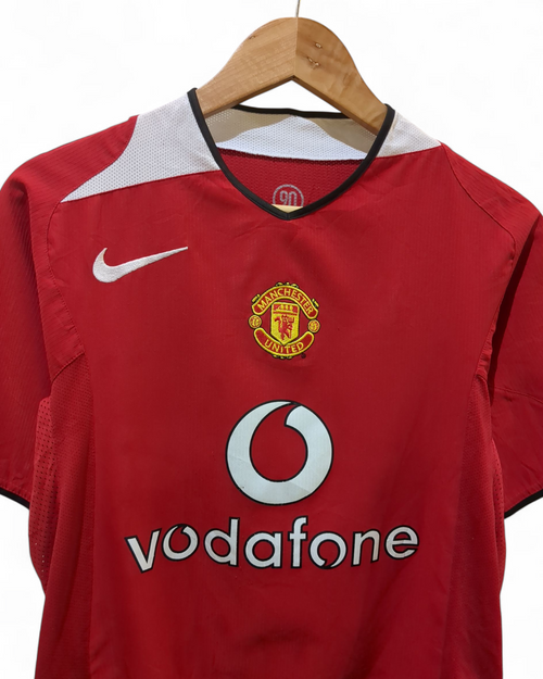 2004-06 Nike Manchester United Home Shirt - (S)