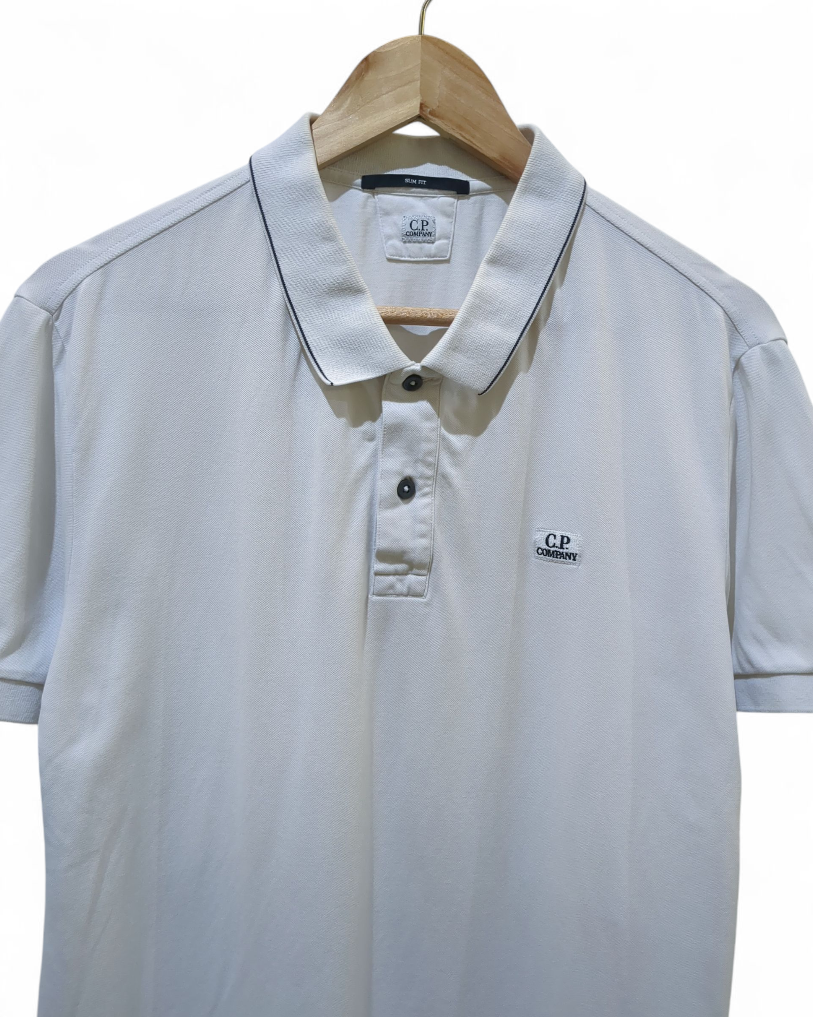 C.P. Company Slim Fit Polo Shirt - (L)