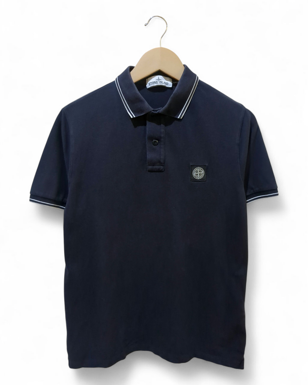 Stone Island Slim Fit Polo Shirt - (M)