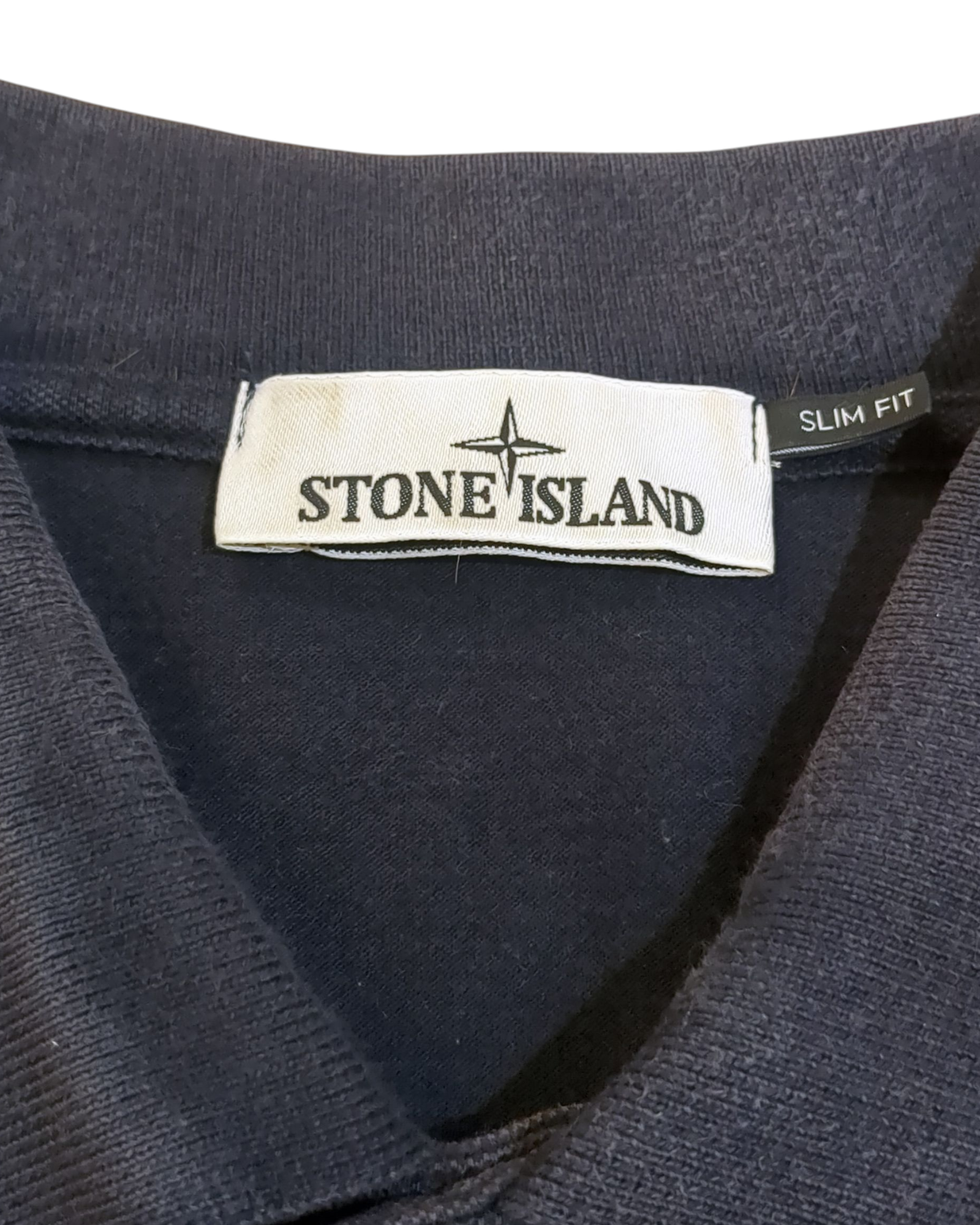 Stone Island Slim Fit Polo Shirt - (L)