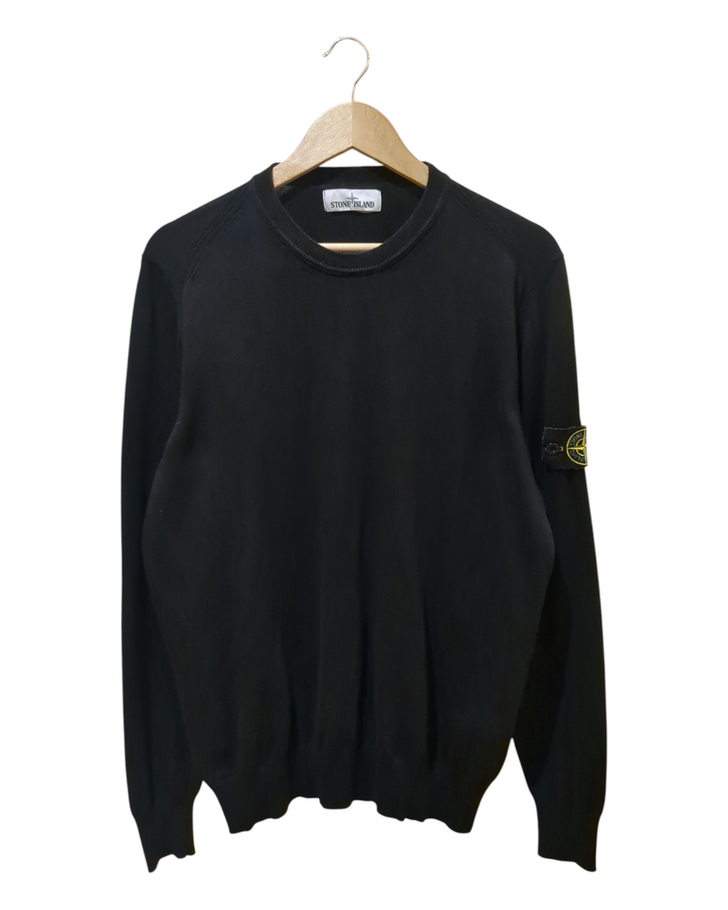 Stone Island Fine Knit Cotton Crewneck - (L)