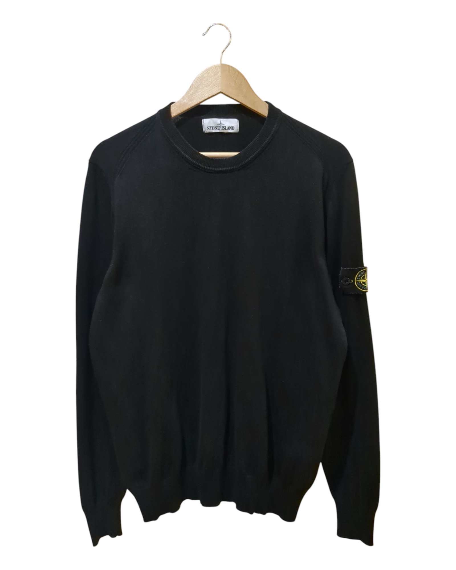 Stone Island Fine Knit Cotton Crewneck - (L)