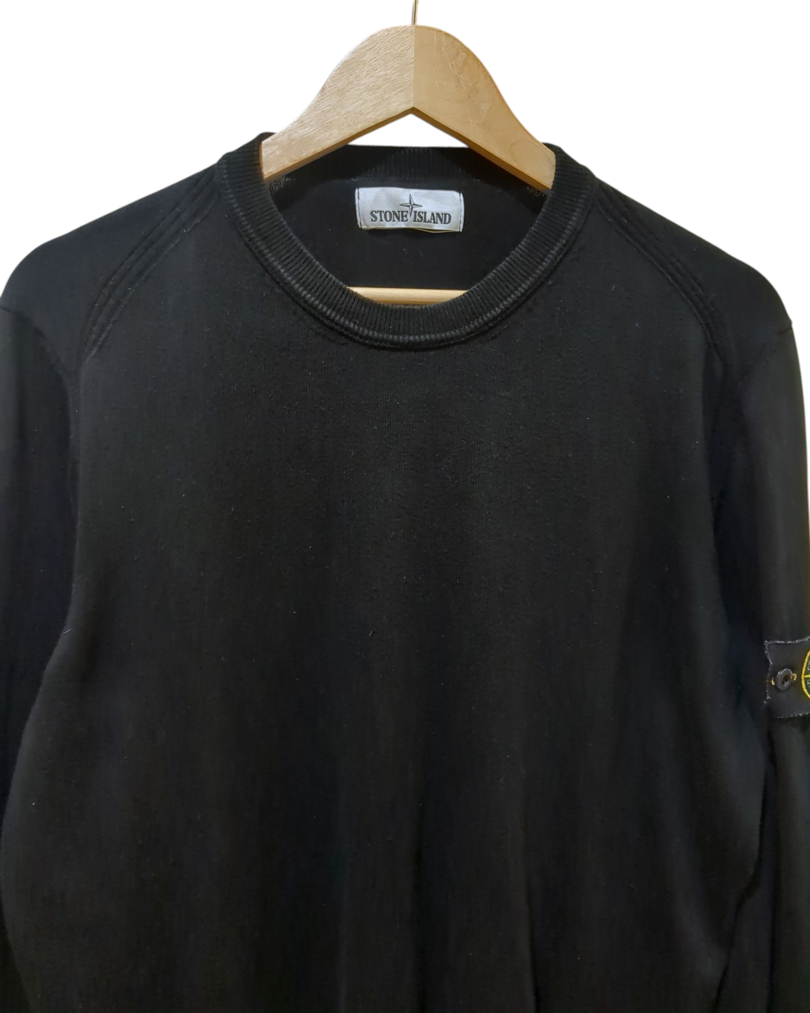 Stone Island Fine Knit Cotton Crewneck - (L)