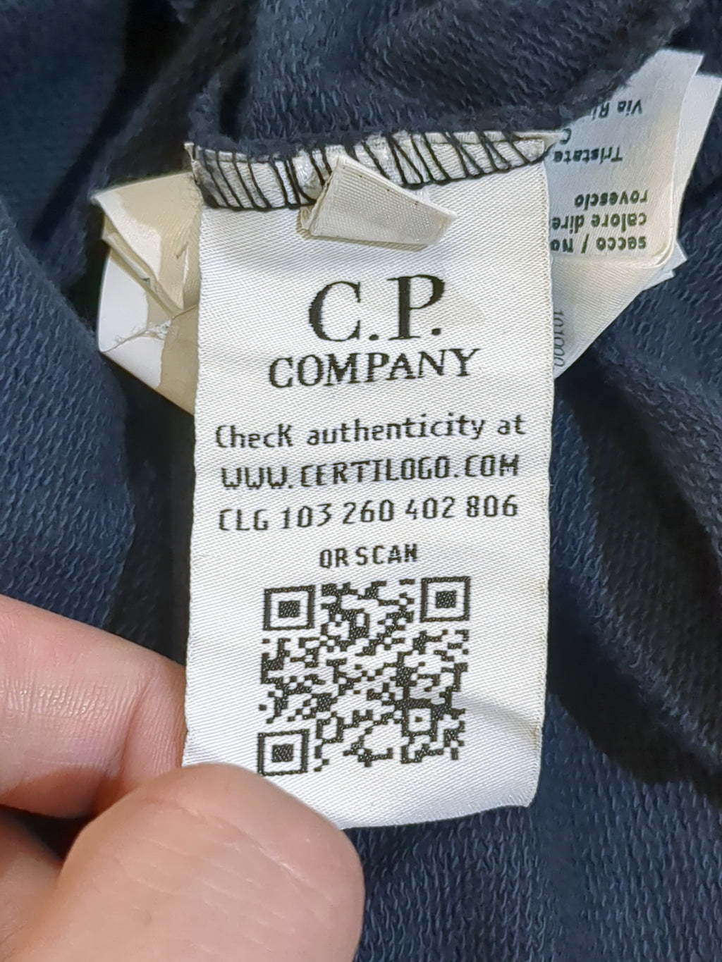 C.P. Company Garment Dyed Crewneck - (M)