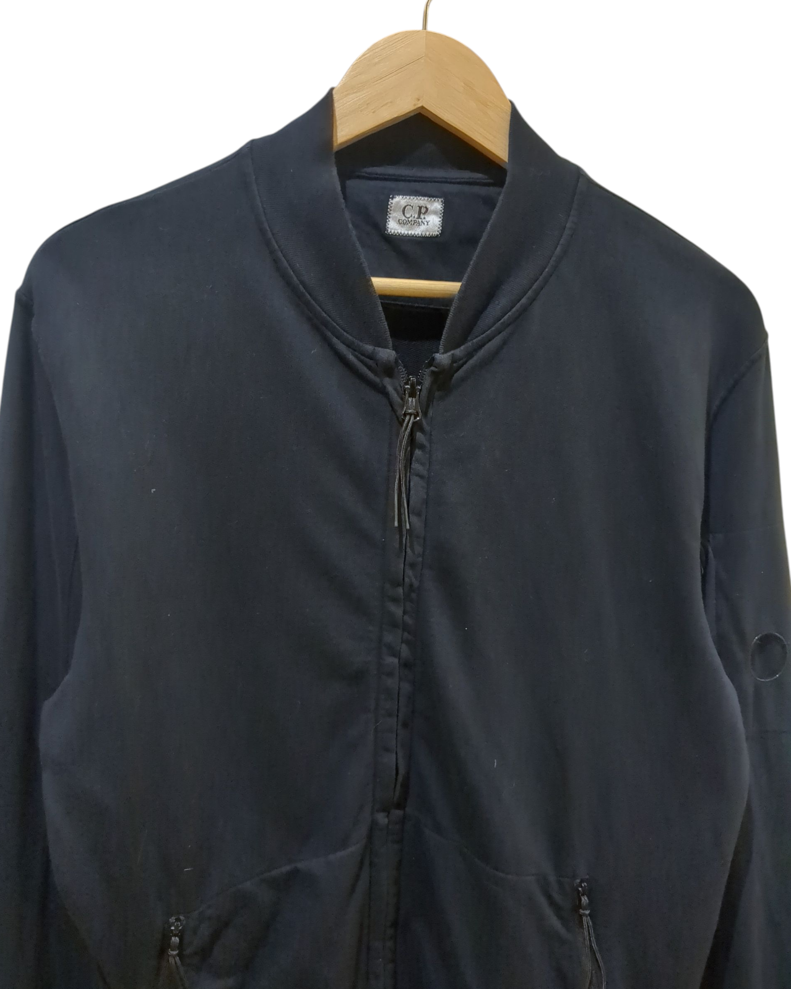 CP Company Funnel Neck Zip Sweatshirt - (M)