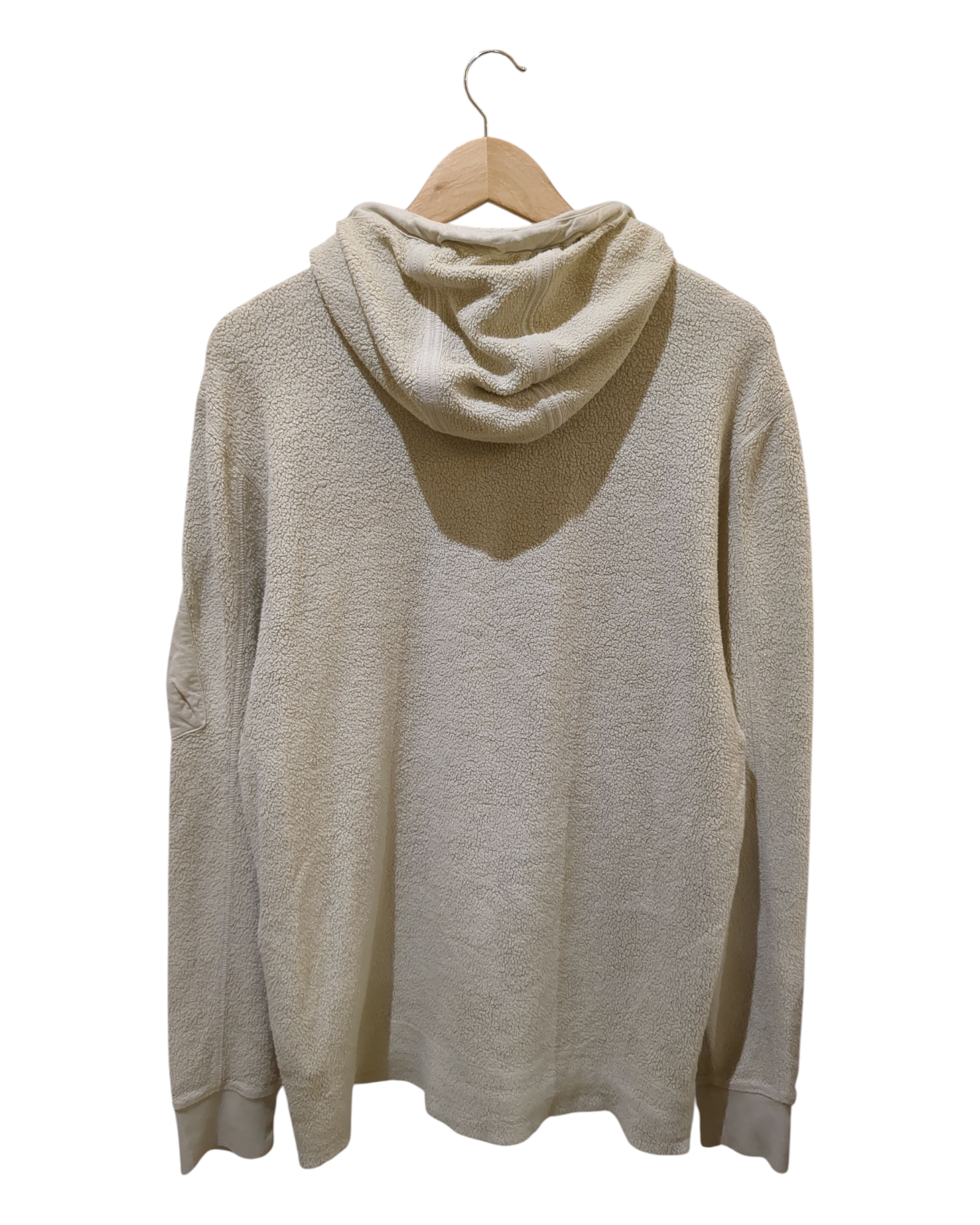 CP Company Brushed Fleece Popover Hoody - (L)