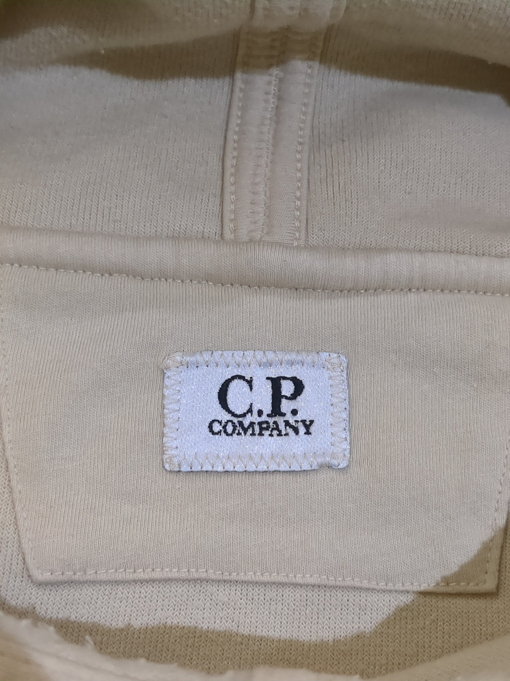 CP Company Brushed Fleece Popover Hoody - (L)