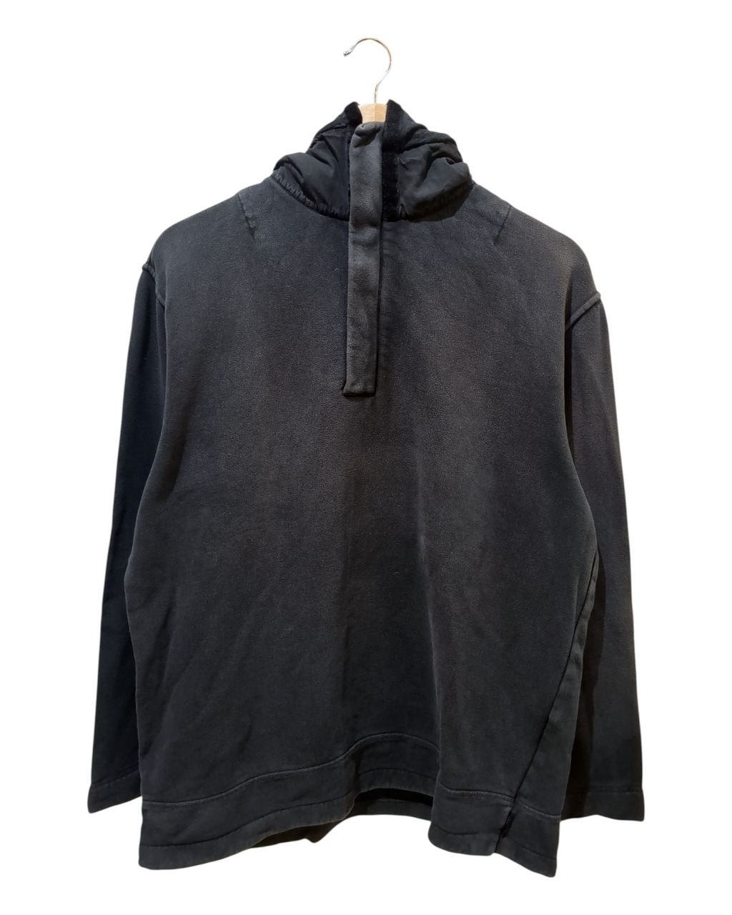 CP Company AW 1998 1/4 Zip Raised Hooded Sweatshirt - (L)