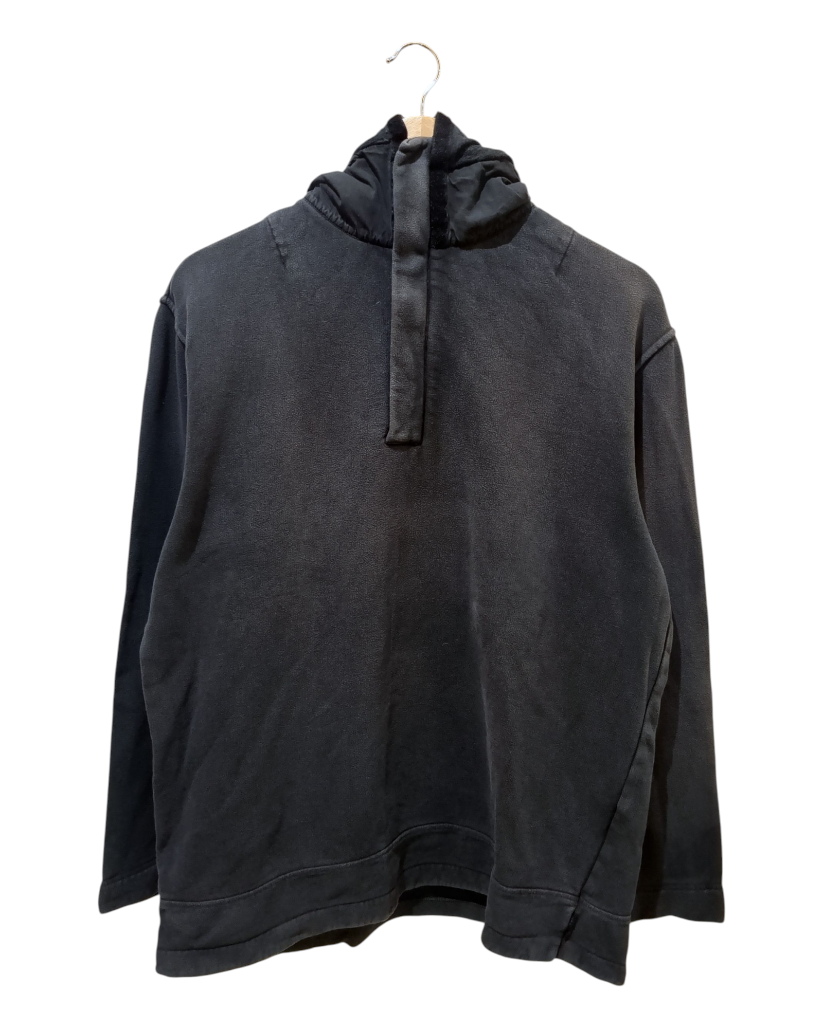 CP Company AW 1998 1/4 Zip Raised Hooded Sweatshirt - (L)