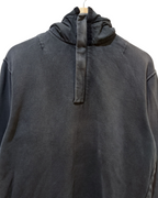 CP Company AW 1998 1/4 Zip Raised Hooded Sweatshirt - (L)