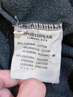 CP Company AW 1998 1/4 Zip Raised Hooded Sweatshirt - (L)