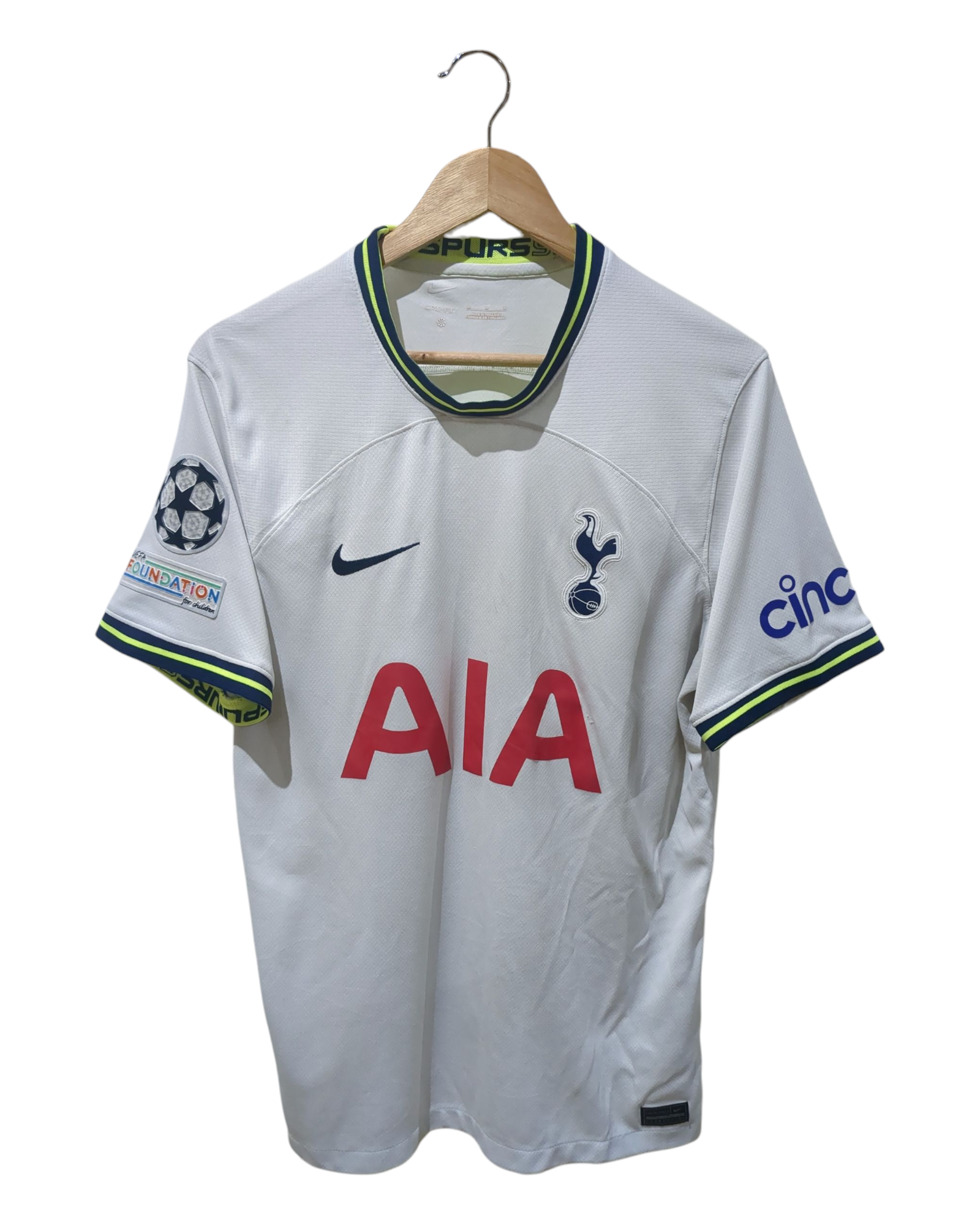 2022-23 Tottenham Nike UCL Home Shirt #7 Son - (M)
