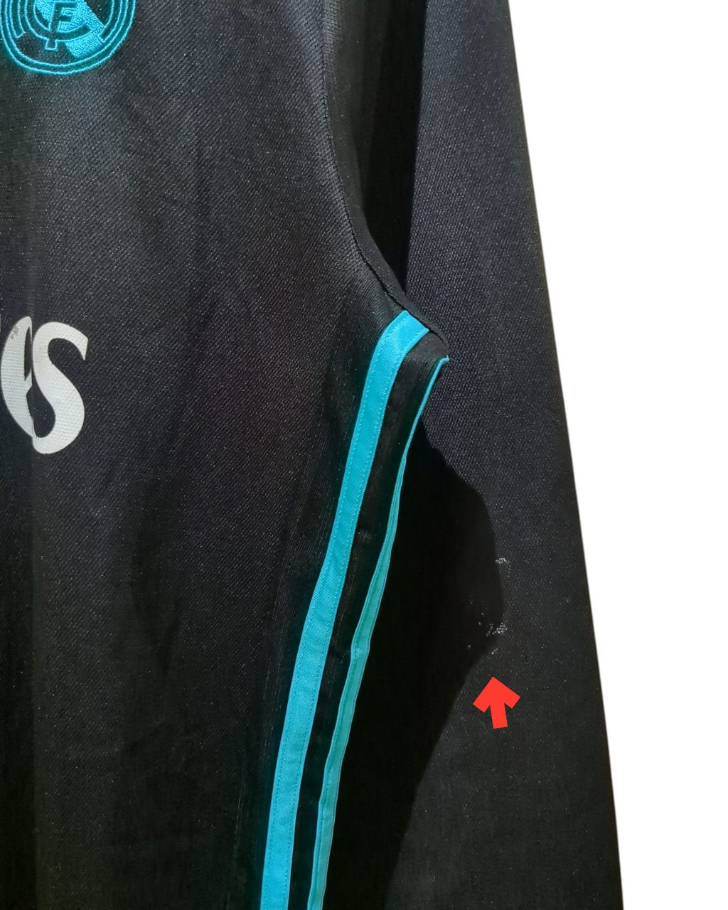 2017-18 Real Madrid Adidas Away L/S Shirt - (L)