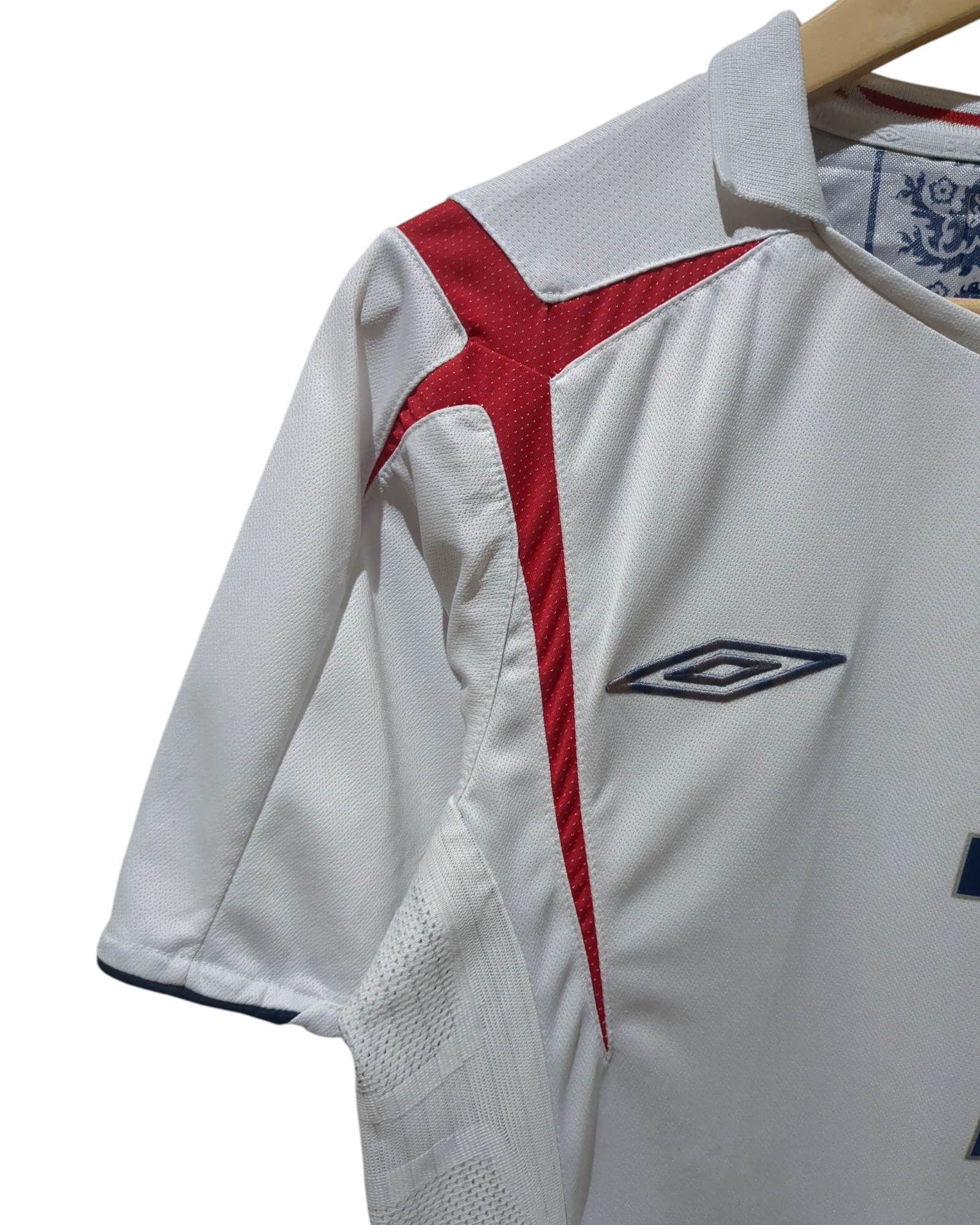2005-07 Umbro England Home Shirt #7 Beckham - (S)