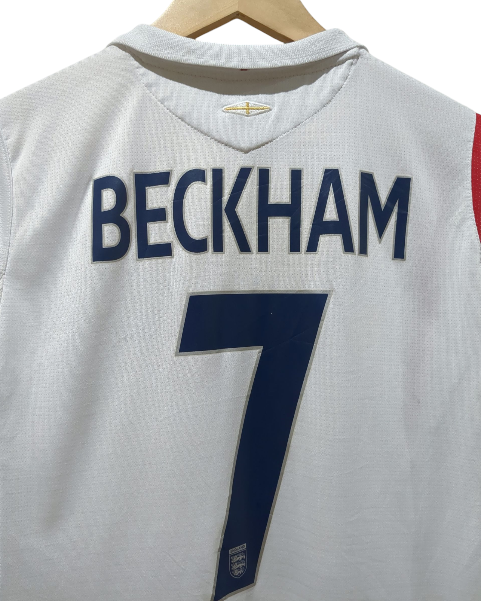 2005-07 Umbro England Home Shirt #7 Beckham - (S)