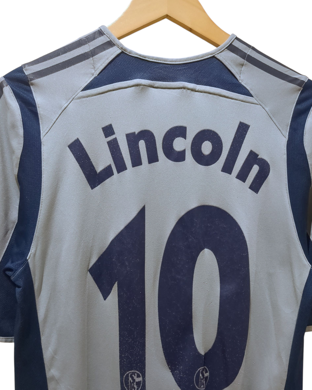 2005-07 Adidas Schalke Away Shirt #10 Lincoln - (S)