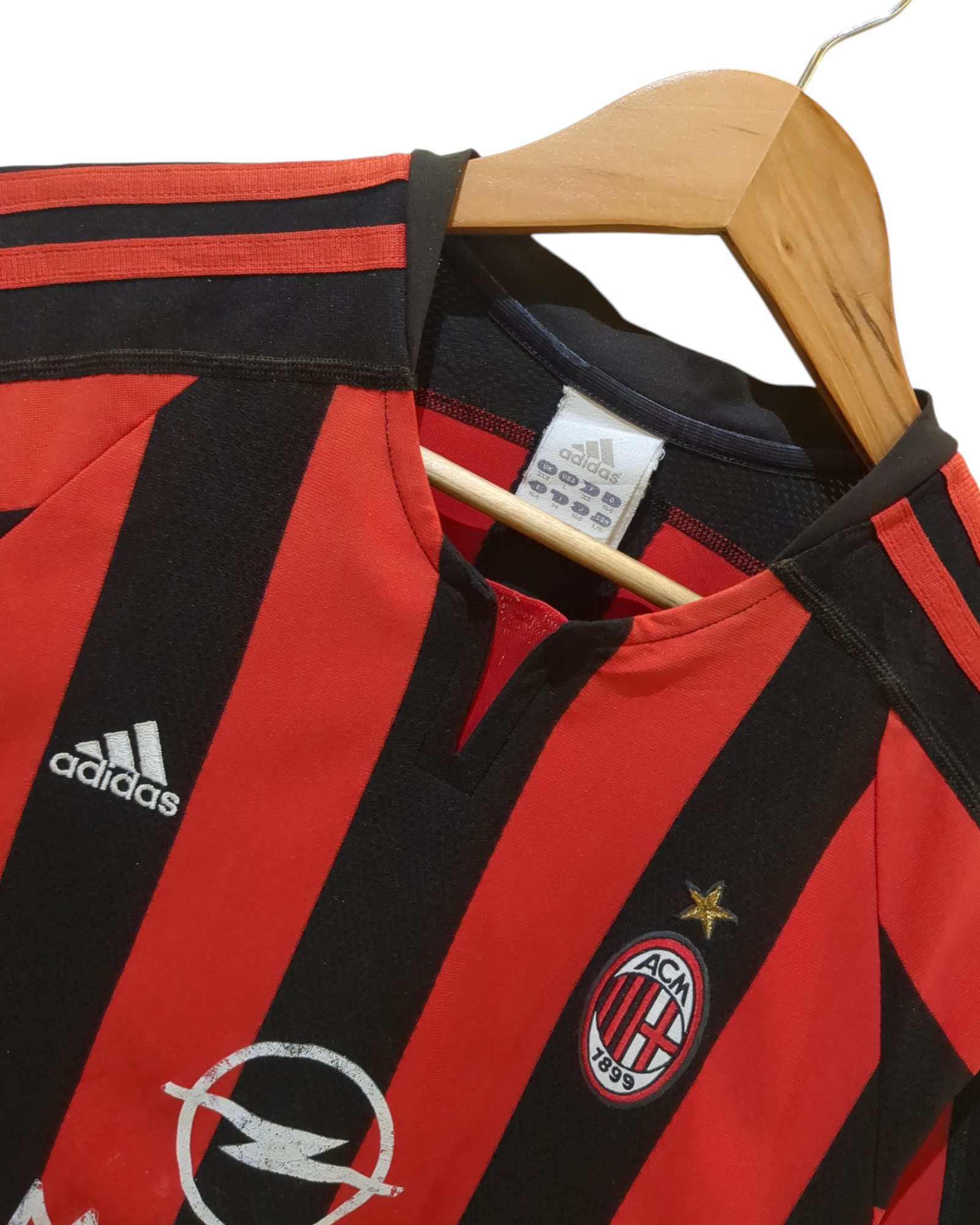 2003-04 Adidas AC Milan Home Shirt - (S)