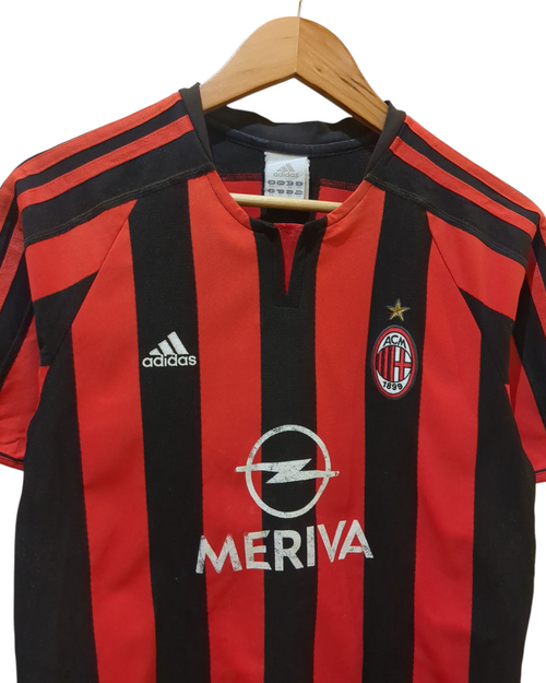 2003-04 Adidas AC Milan Home Shirt - (S)