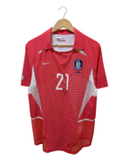 2002-03 Nike South Korea Player Issue Home Shirt #21 J.S Park - (M)