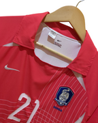 2002-03 Nike South Korea Player Issue Home Shirt #21 J.S Park - (M)