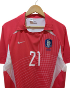 2002-03 Nike South Korea Player Issue Home Shirt #21 J.S Park - (M)