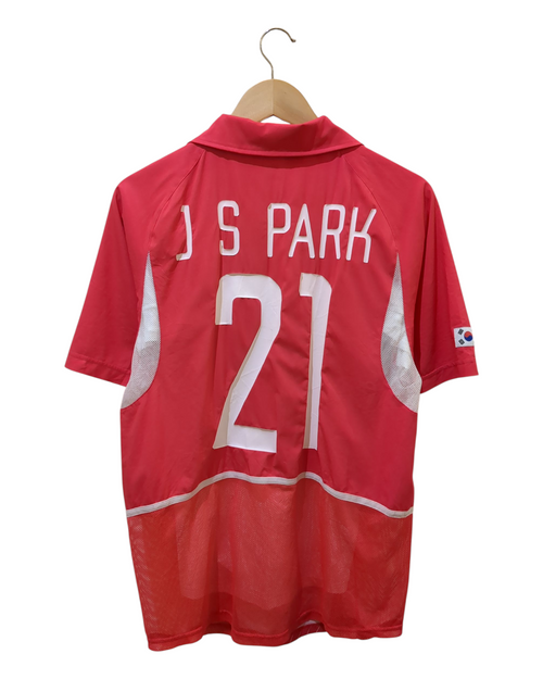 2002-03 Nike South Korea Player Issue Home Shirt #21 J.S Park - (M)