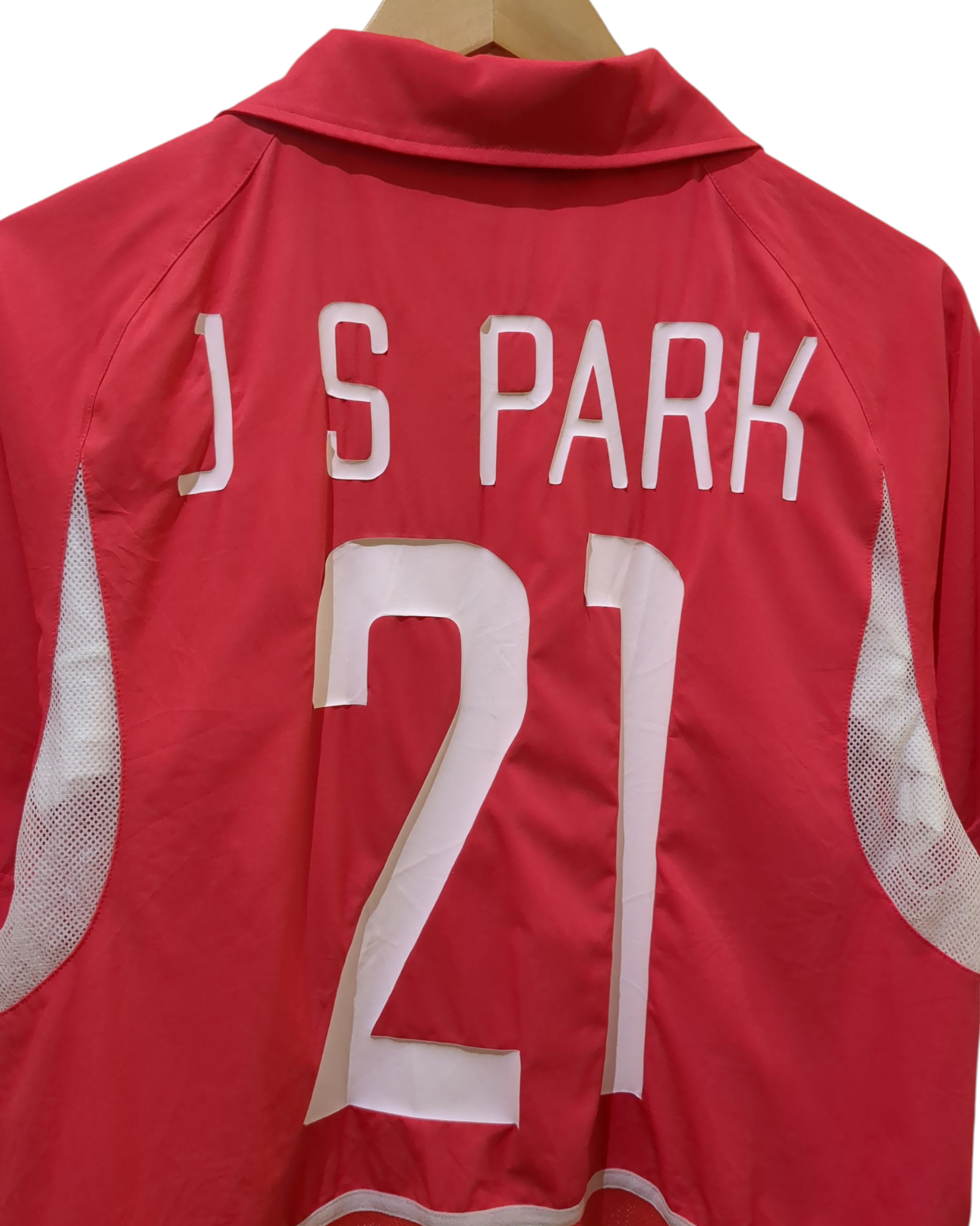 2002-03 Nike South Korea Player Issue Home Shirt #21 J.S Park - (M)