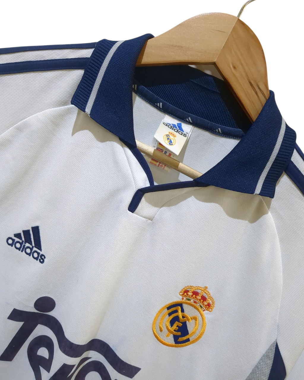 2000-01 Adidas Real Madrid Home Shirt - (L)