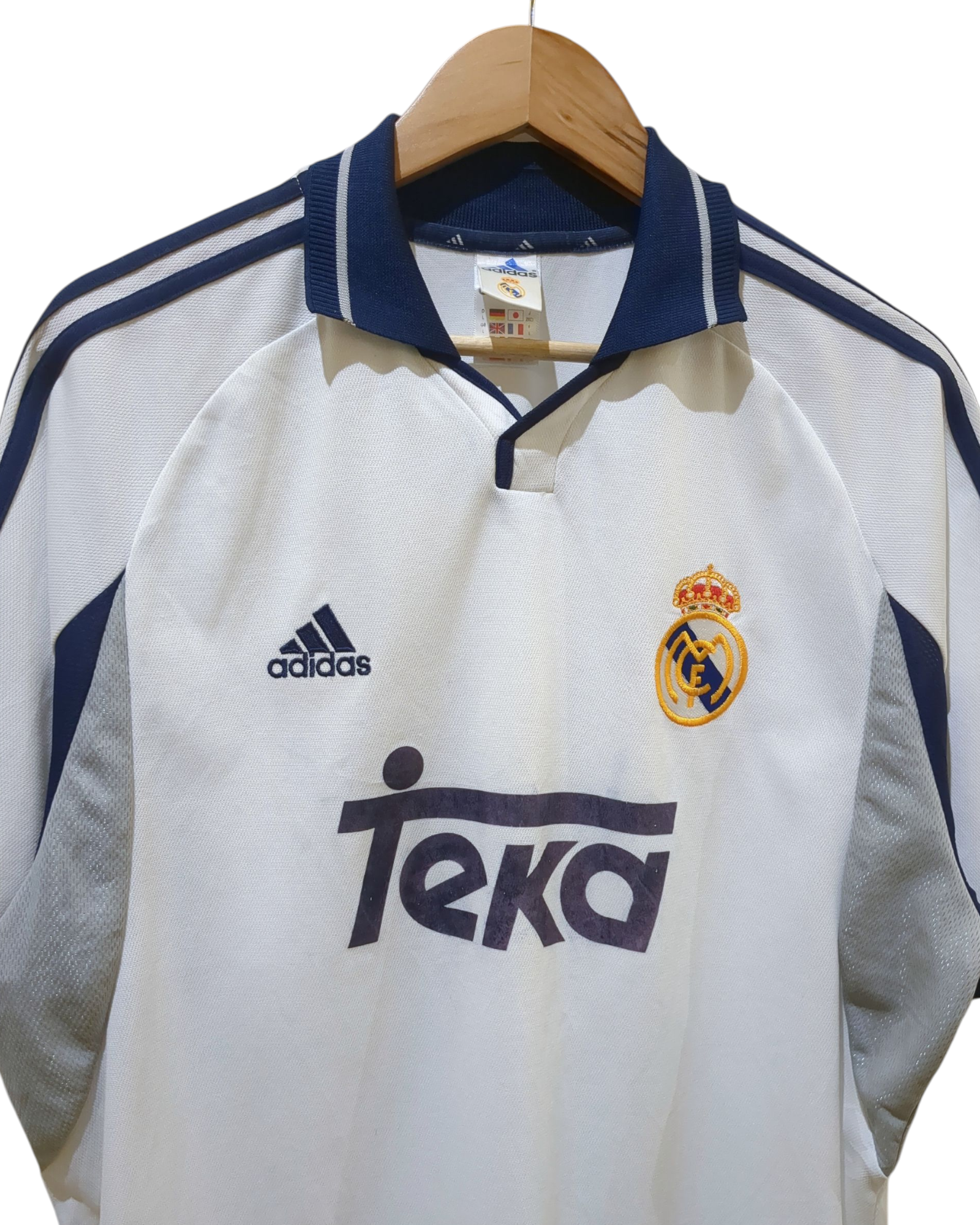 2000-01 Adidas Real Madrid Home Shirt - (L)