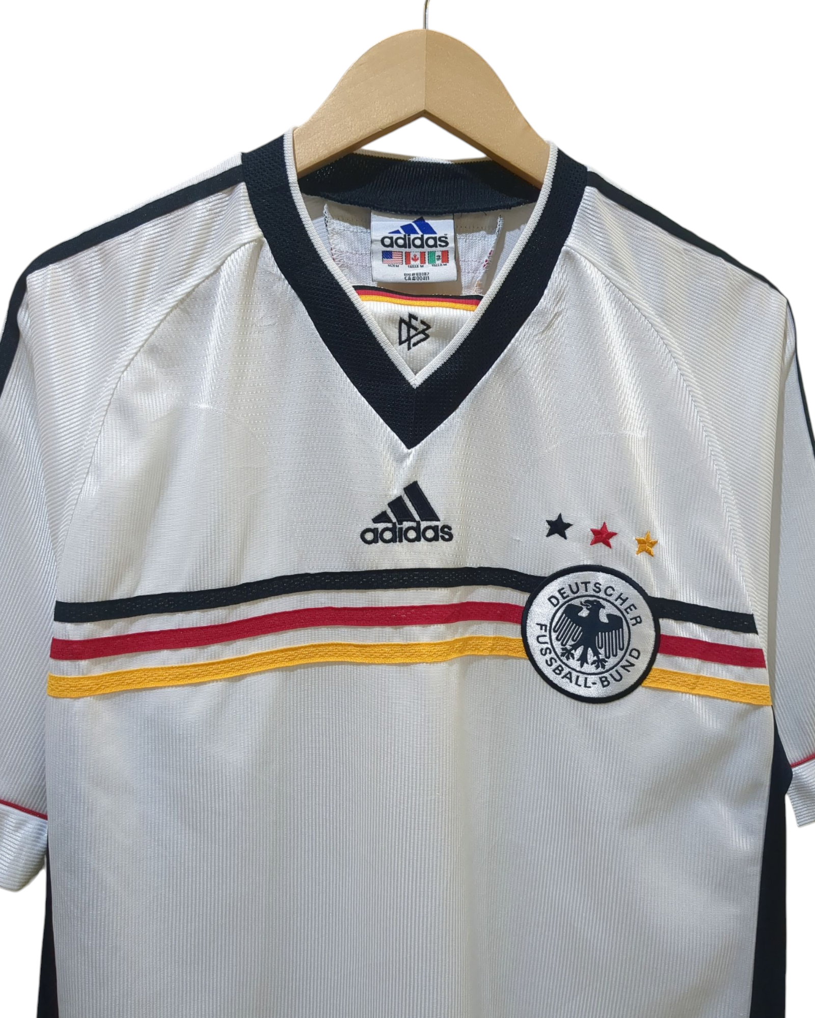 1998-00 Adidas Germany Home Shirt - (M)