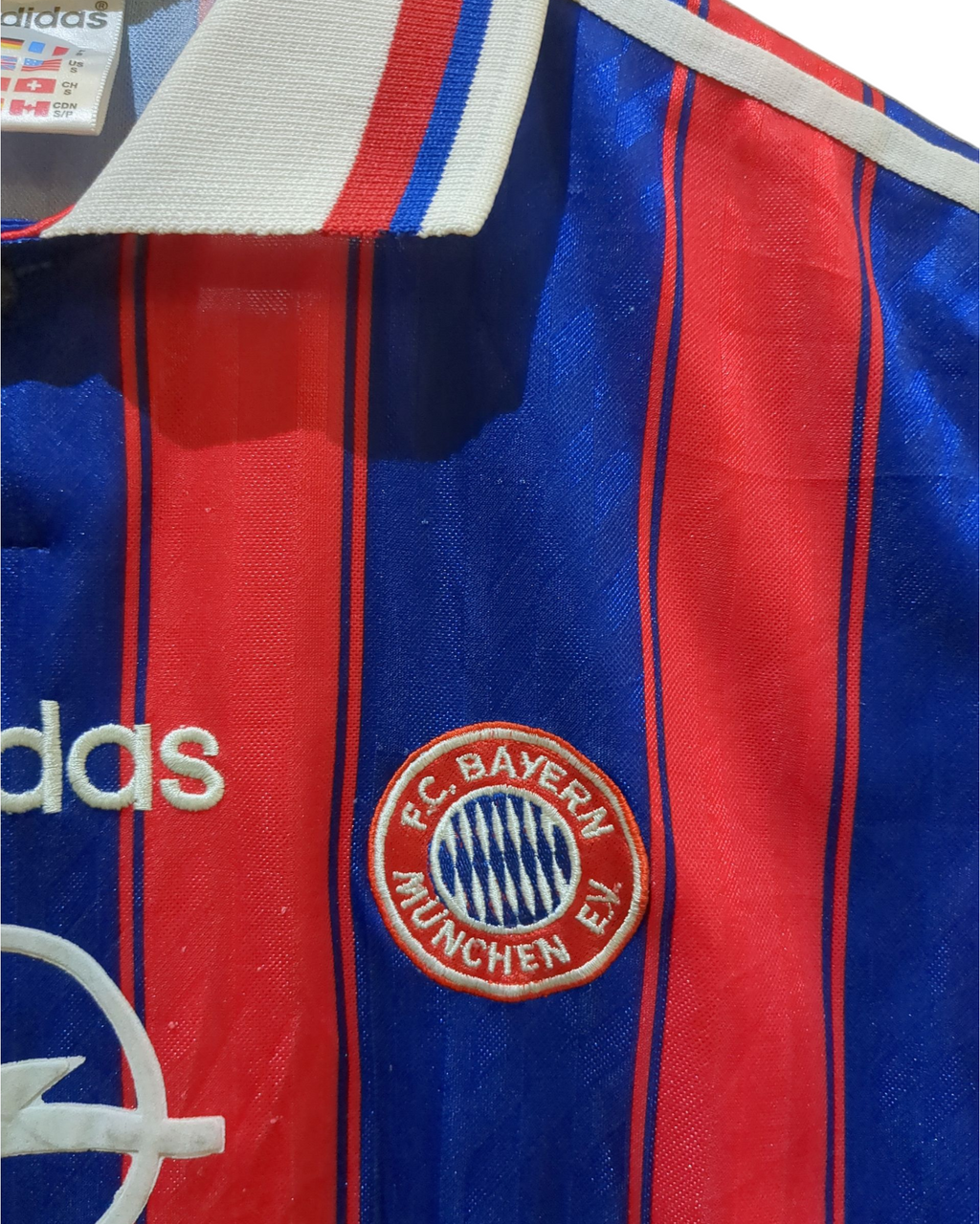 1995-97 Adidas Bayern Munich Home Shirt #18 Klinsmann - (M)